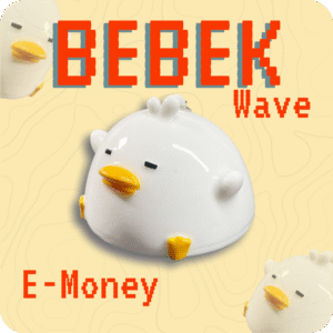 Gantungan Kunci E-Money Bebek Wave | Custom Unik & Lucu
